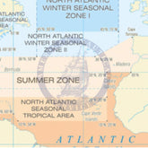 International Load Line Zones and Areas Map